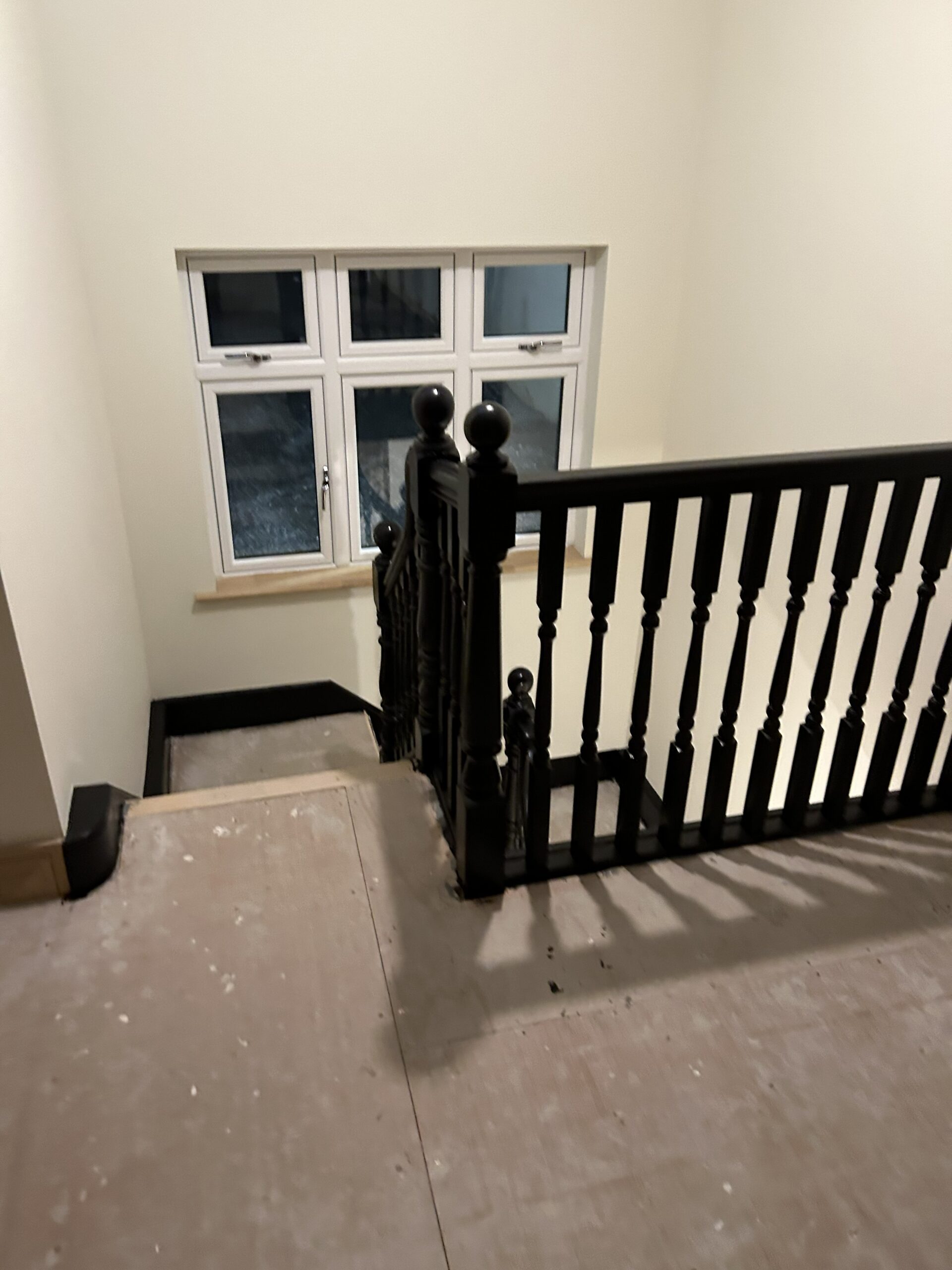 dadn construction renovation stairs banister after